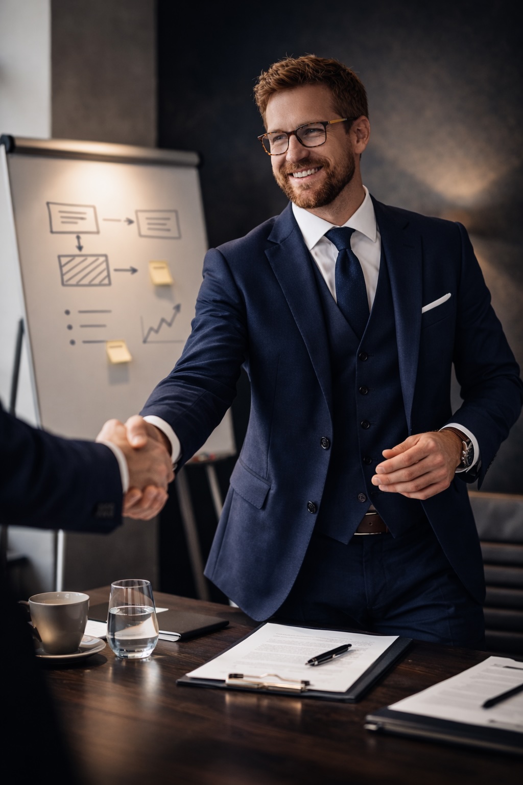 Jonas having closed the deal — resolved and ready