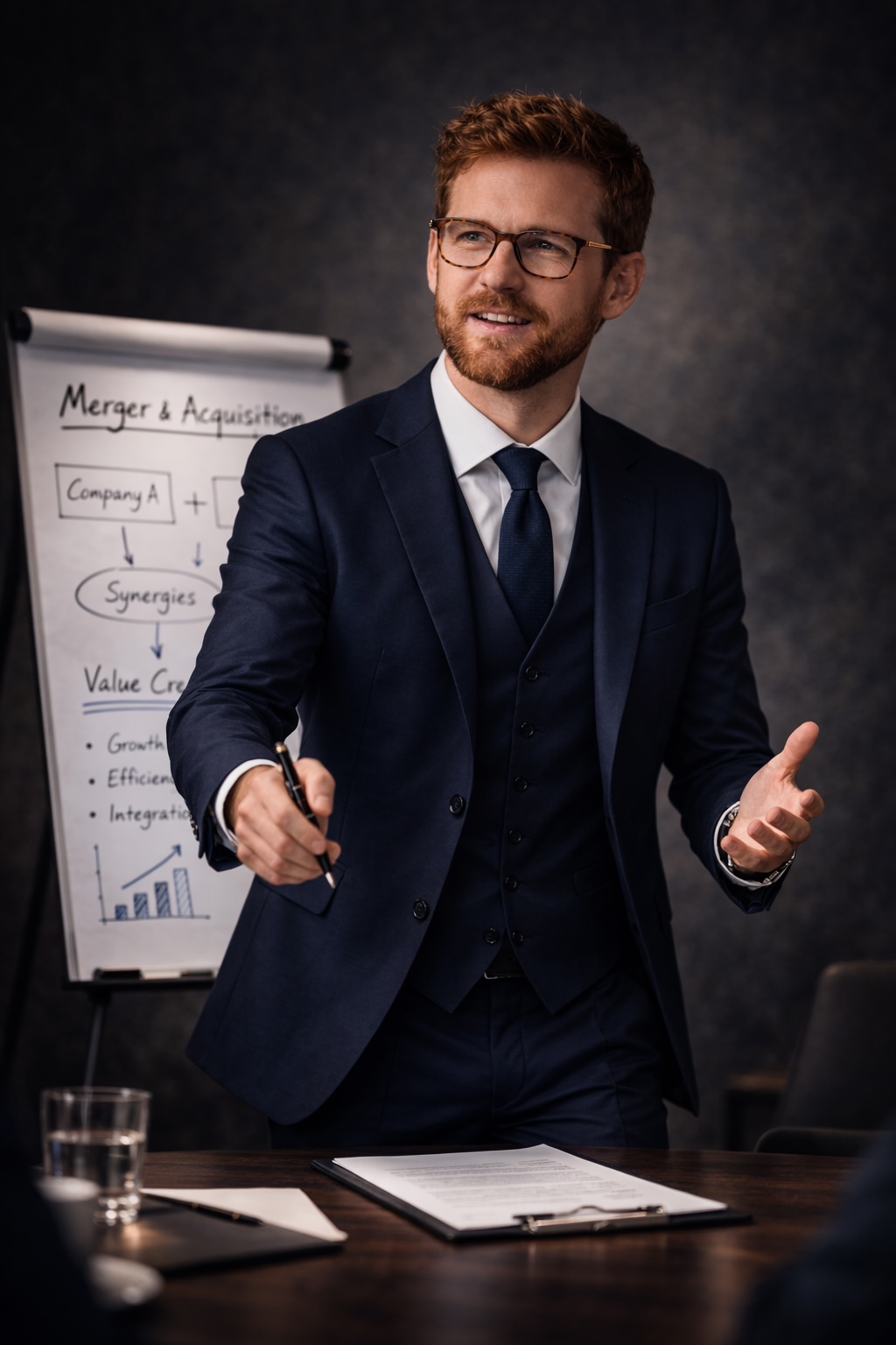 Jonas presenting his career strategy